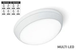 Dione Plus Multi-LED Wand/Plafondarmatuur – IP65 – Wattage instelbaar