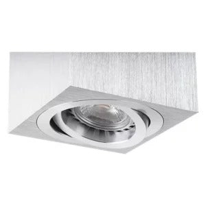 Duce Vierkant LED Opbouwspot | GU10 | Kantelbaar | Aluminium
