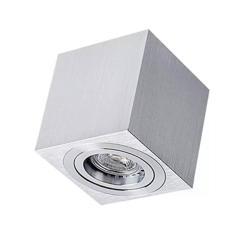 Duce Vierkant LED Opbouwspot | GU10 | Kantelbaar | Aluminium