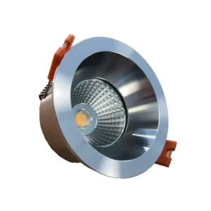 Ede Dim Inbouwspot Vast 9W 2700K Warm Wit Aluminium