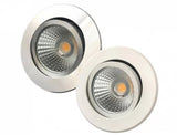 Ede Dim Inbouwspot Verstelbaar 9W 2700K Warm Wit Aluminium