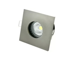 Fialle IV IP65 Vierkante Inbouwspot GU10 Waterdicht Wit of Aluminium