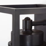 Fitzroy wandlamp Antiek zwart