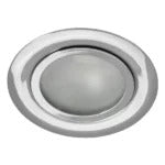 Gavi Ronde Meubelspot Staal Ø73mm Mat Glas 12V Dimbaar