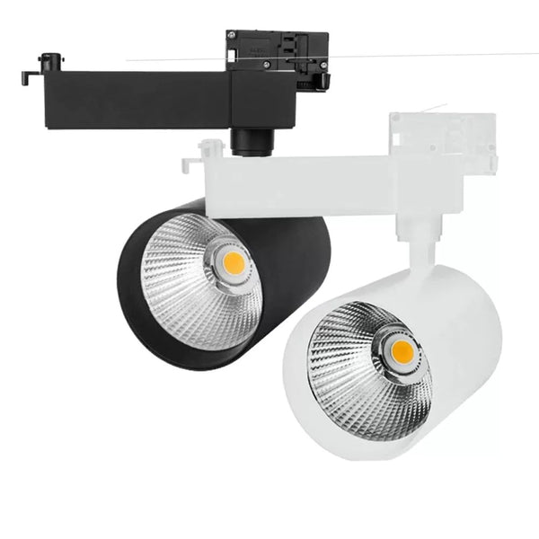 Gemina Pro LED Railspot 19W/27W – 3-Fase – Wit/Zwart – 3000K/4000K