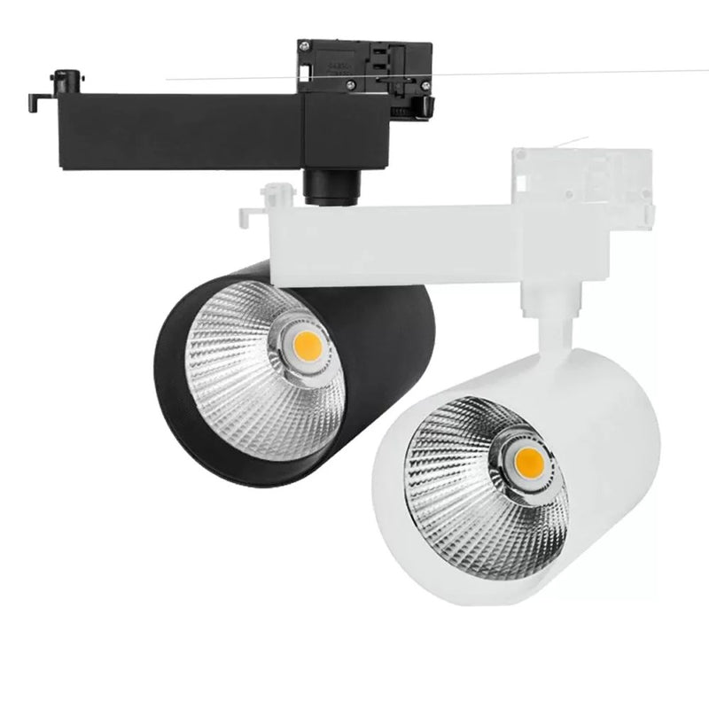 Gemina Pro LED Railspot 19W/27W – 3-Fase – Wit/Zwart – 3000K/4000K