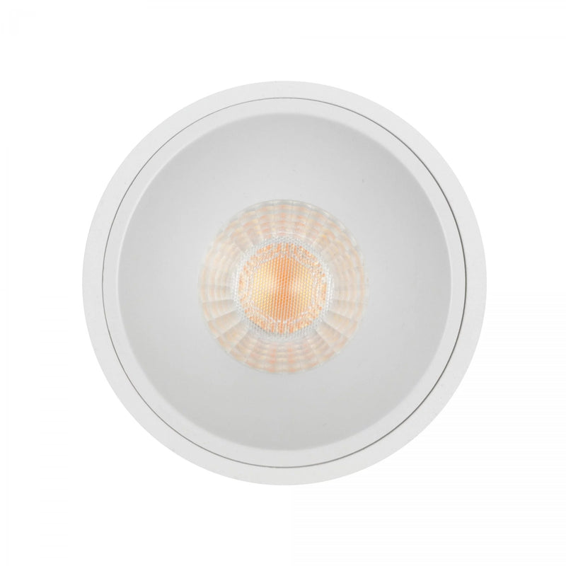 IVAR 6W Wit DTW Inbouwspot – Ronde Dimbare LED Plafondspot IP65, Modern Aluminium/Kunststof