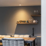 IVAR 6W Wit DTW Inbouwspot – Ronde Dimbare LED Plafondspot IP65, Modern Aluminium/Kunststof