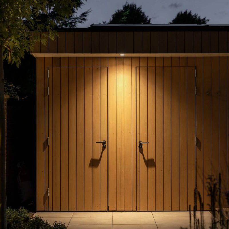 IVAR 6W Zwart DTW Inbouwspot – Ronde Dimbare LED Plafondspot IP65, Modern Aluminium/Kunststof