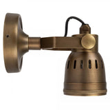 Indigo Antiek Messing Opbouwspot – Draaibare GU10 Wand- en Plafondlamp