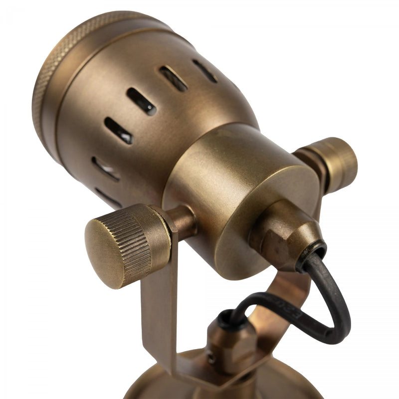 Indigo Triple Opbouwspot Messing – Industriële Wand- & Plafondlamp