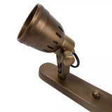 Indigo Triple Opbouwspot Messing – Industriële Wand- & Plafondlamp