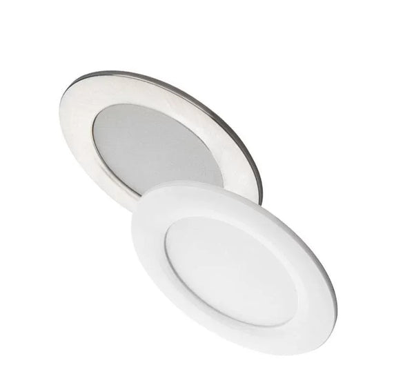 Ivian LED Inbouwspot IP44 Wit/Staalkleur 3000K of 4000K