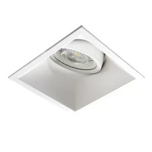 Ivri Kantelbare Inbouwspot GU10 Vierkant of Rond Wit