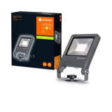 LED Breedstraler - Endura Spike - Zwart - 20W 1700lm - 3000K Warm Wit