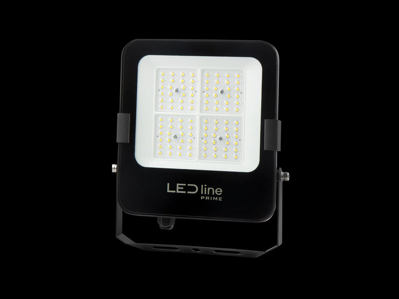 LED Breedstraler IP66 - Zwart PRIME - Schijnwerper 120 Graden - 50W 7000Lm - 4000K 840 Helder wit | 5 jaar garantie