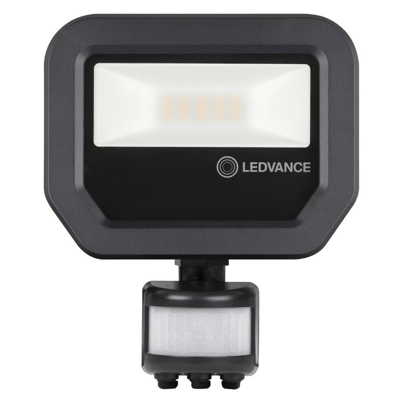 LED Breedstraler Sensor GEN 3 Zwart 8W 1200lm 100D - 840 Koel Wit | IP66 - Bewegings- en lichtsensor - Symmetrisch