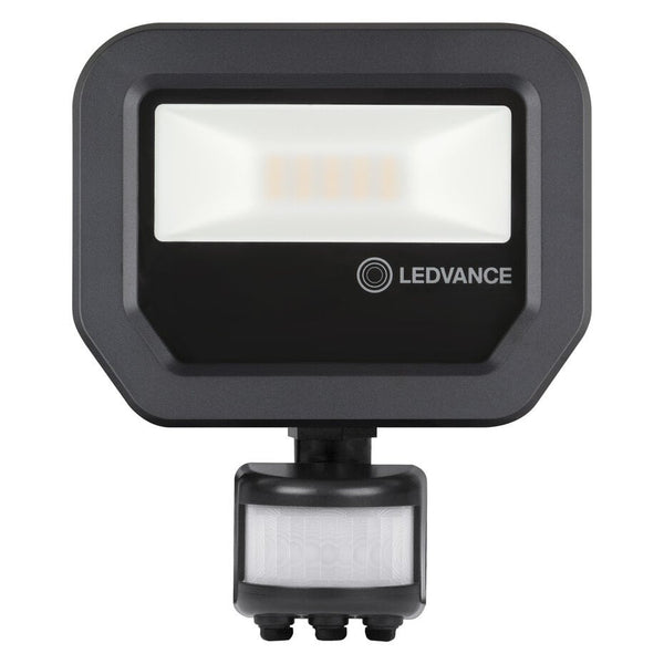 LED Breedstraler Sensor GEN 3 Zwart 8W 1200lm 100D - 840 Koel Wit | IP66 - Bewegings- en lichtsensor - Symmetrisch
