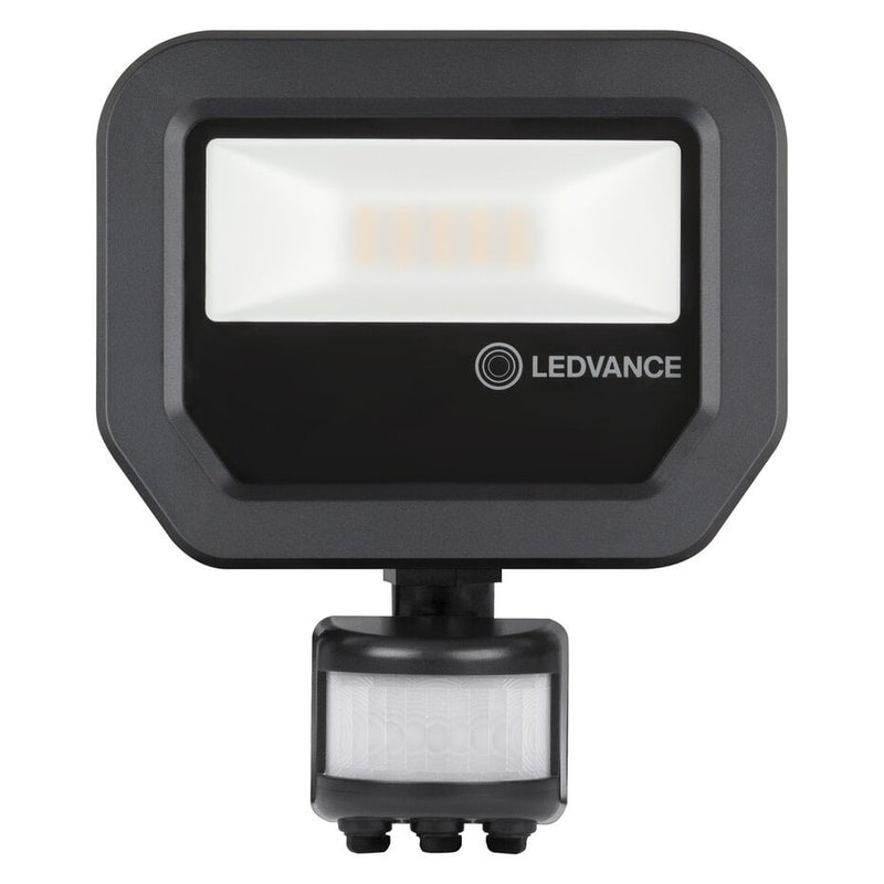 LED Breedstraler Sensor GEN 3 Zwart 8W 1200lm 100D - 840 Koel Wit | IP66 - Bewegings- en lichtsensor - Symmetrisch