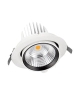 LED Downlight Kantelbaar - Bananenspot Vario 180MM - Wit - 35W 3350 Lm - 3000K 830 Warm Wit | 24 Stralingshoek - Zaagmaat 170MM