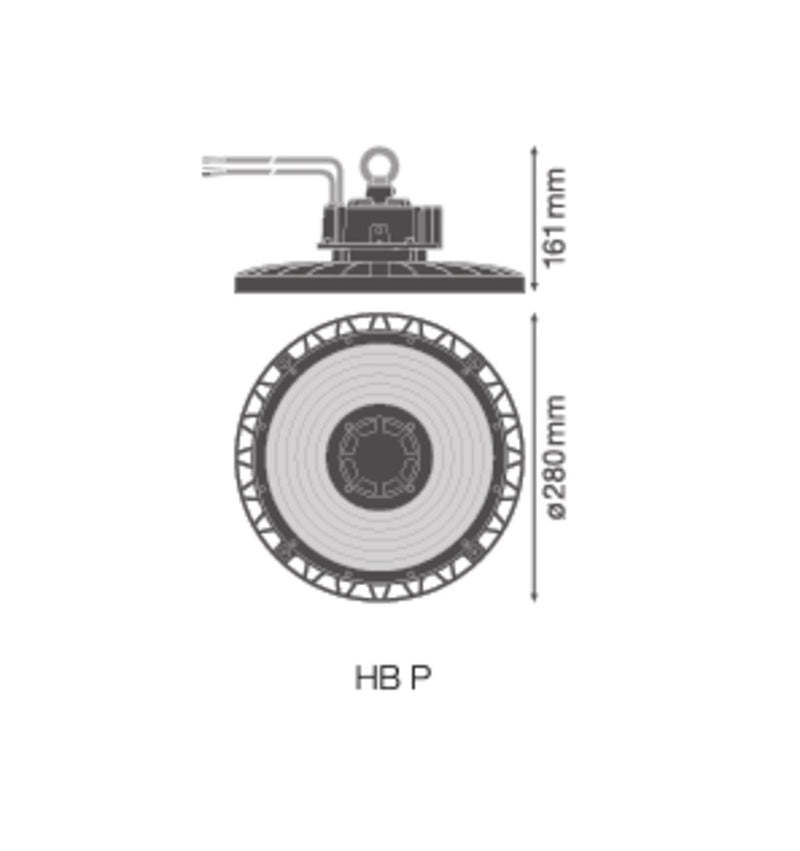 LED Highbay DALI - 75W 13275Lm - 4000K 840 Koel Wit | DALI2 Dimbaar - UGR19 - 7 jaar garantie