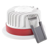 LED Inbouwspot Dimbaar - IP65 Fire Rated Aluminium - Wit - 8W 680Lm - 3000K 930 Warm Wit | Zaagmaat 68mm - TRIAC Dimbaar