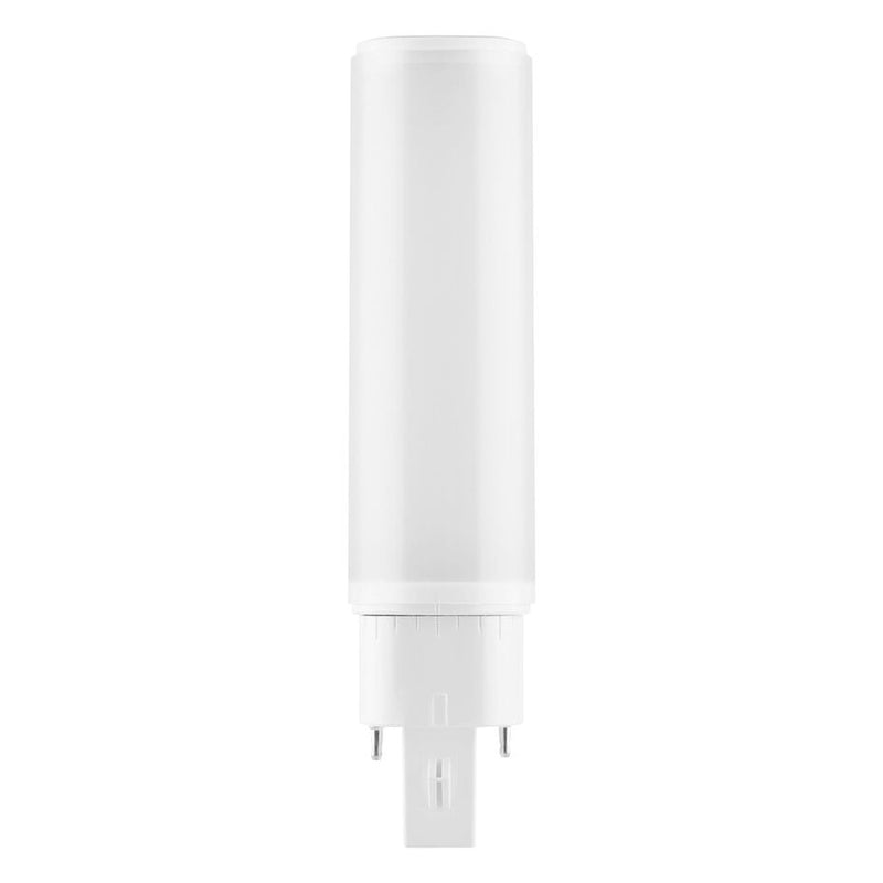 LED PL-C Dulux - HF & AC MAINS V - 6W 600Lm - 3000K 830 Warm Wit | 4Pins G24q-1 - Vervangt 13W