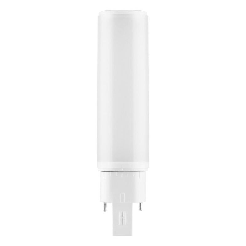 LED PL-C Dulux - HF & AC MAINS V - 6W 600Lm - 3000K 830 Warm Wit | 4Pins G24q-1 - Vervangt 13W