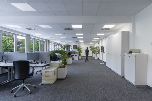 LED Paneel - Comfort Aluminium Wit - 28W 3640lm - 3000K Warm Wit - 60x60cm | UGR < 19