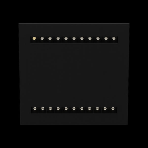 LED Paneel 60X60CM UGR16 Louvre - Aluminum Mat Zwart - 27.5W 4000Lm - 4000K 840 Koel Wit | IP20