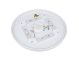 LED Plafond/ Wandlamp IP44 - 255MM Rond - Wit - 12W 940Lm - 4000K 840 Helder Wit | Vervangt 90W