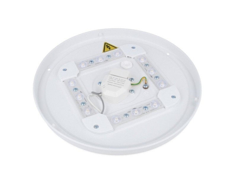 LED Plafond/ Wandlamp IP44 - 255MM Rond - Wit - 12W 940Lm - 4000K 840 Helder Wit | Vervangt 90W