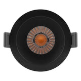 LED Spot Downlight Aluminium Zwart 8W 640lm 36D - 927 Zeer Warm Wit | Zaagmaat 68mm - IP44 - Beste Kleurweergave - Dimbaar