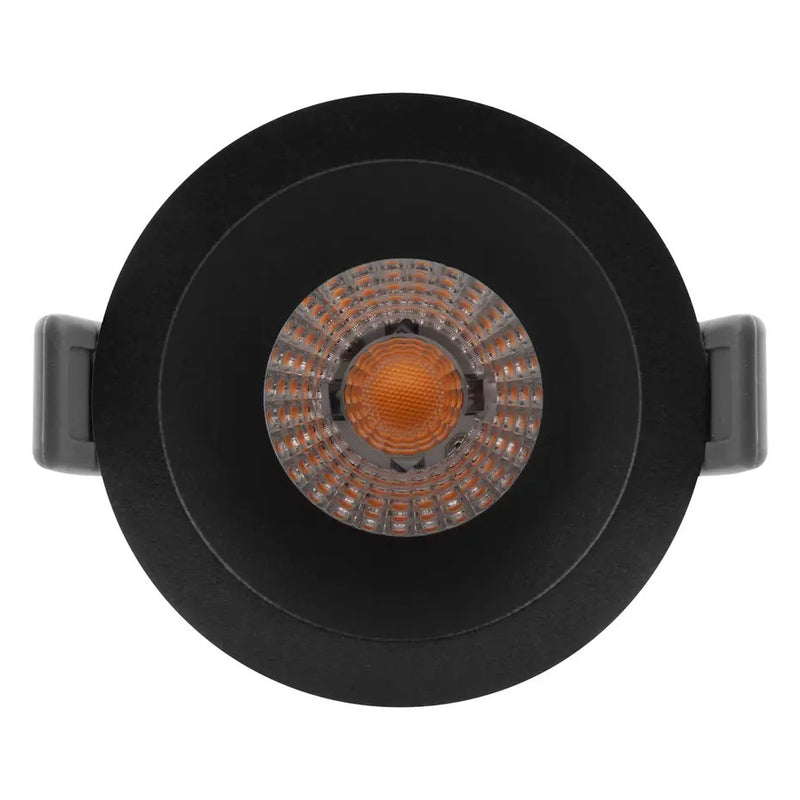 LED Spot Downlight Aluminium Zwart 8W 640lm 36D - 927 Zeer Warm Wit | Zaagmaat 68mm - IP44 - Beste Kleurweergave - Dimbaar