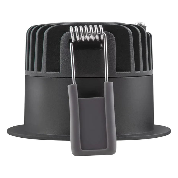 LED Spot Downlight Aluminium Zwart 8W 640lm 36D - 927 Zeer Warm Wit | Zaagmaat 68mm - IP44 - Beste Kleurweergave - Dimbaar