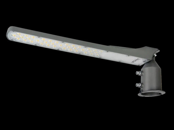 LED Straatlamp IP66 - 100W 100lm p/w - 4000K 840 Koel Wit - Grijs