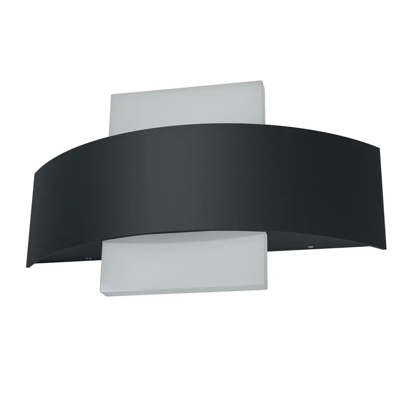 LED Wandlamp - Endura Stijl Shield - Donker Grijs - 11W 410lm - 3000K Warm Wit