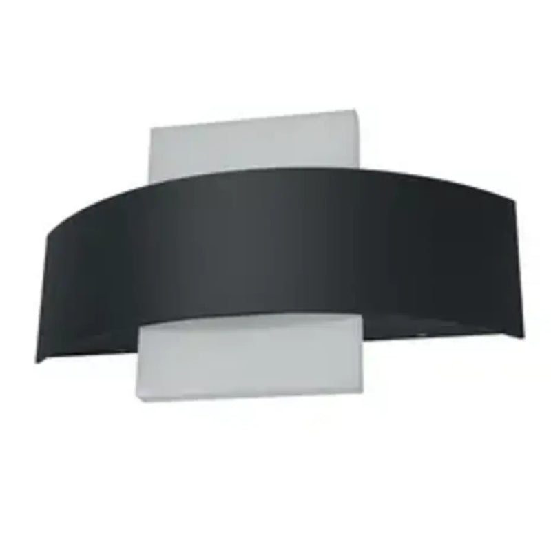 LED Wandlamp - Endura Stijl Shield - Donker Grijs - 11W 410lm - 3000K Warm Wit