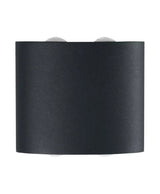 LED Wandlamp - Endura Stijl Updown Deco - Donker Grijs - 11W 550lm - 3000K Warm Wit