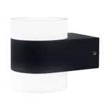 LED Wandlamp - Endura Stijl Updown Puck - Donker Grijs - 13W 980lm - 3000K Warm Wit