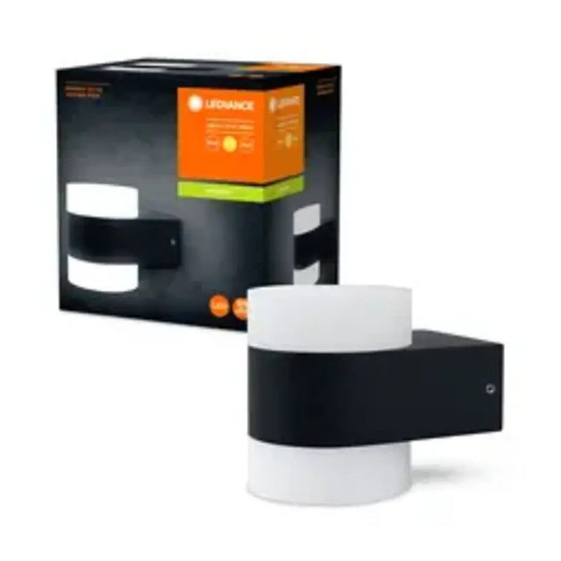 LED Wandlamp - Endura Stijl Updown Puck - Donker Grijs - 13W 980lm - 3000K Warm Wit