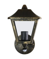 LED Wandlamp - Endura Classic Traditioneel Patina - E27 - Goud | Bewegings- en lichtsensor