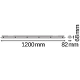 LED Waterdichte Montagebalk - 18W 133 - 4000k - 120cm - IP65