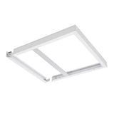LED paneel Opbouw frame systeem- 60x60cm - Wit aluminium - 75mm hoog