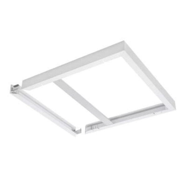 LED paneel Opbouw frame systeem- 60x60cm - Wit aluminium - 75mm hoog