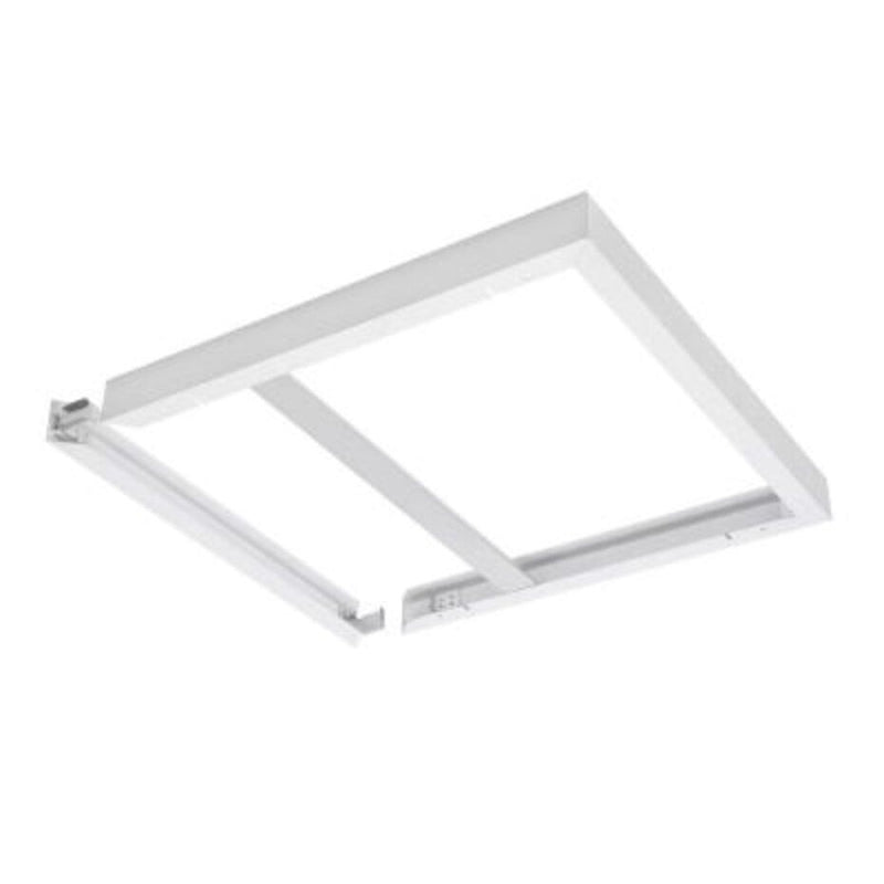 LED paneel Opbouw frame systeem- 60x60cm - Wit aluminium - 75mm hoog