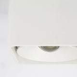 Lars Opbouwspot Wit – Aluminium Vierkante Plafondspot met Dim-to-Warm LED 10W