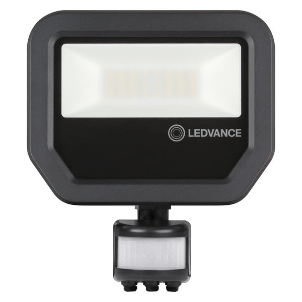 Ledvance LED Breedstraler Sensor GEN 3 Zwart - 20W 120lm/w - 4000k - IP65