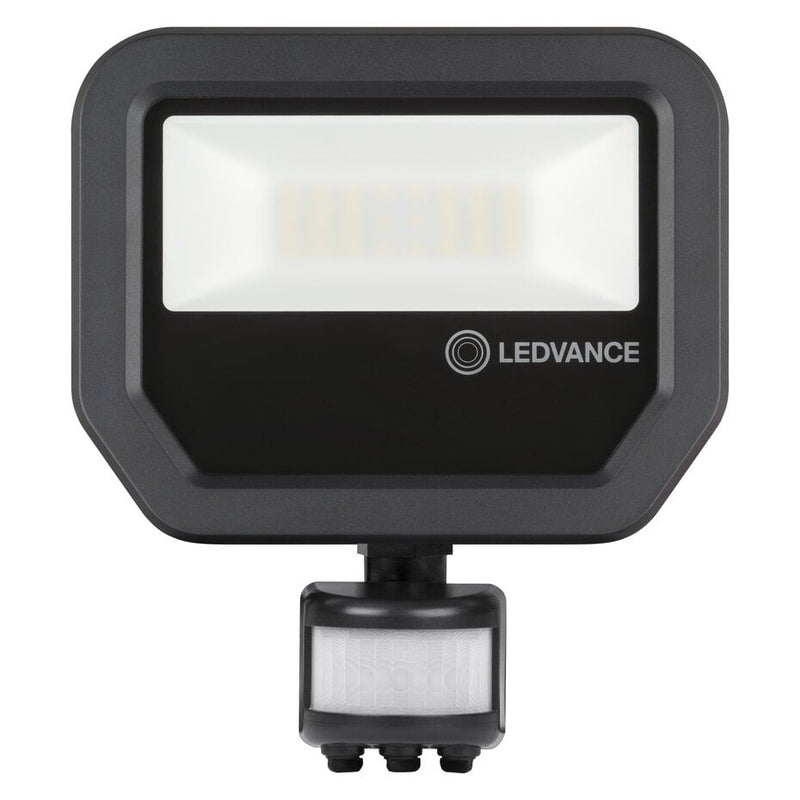 Ledvance LED Breedstraler Sensor GEN 3 Zwart - 20W 120lm/w - 4000k - IP65