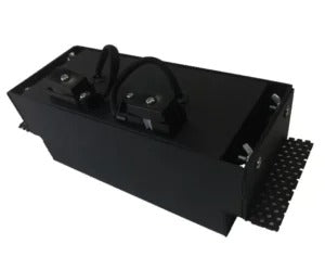 Luca-II Trimless Inbouwspot Dubbel GU10 | Zwart | Kantelbaar